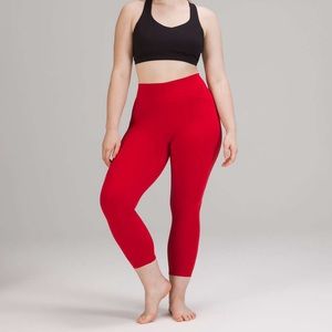 Lululemon Instill High-Rise Tight 25" Dark Red